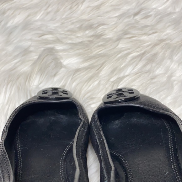 Tory Burch Abby black leather ballet flats - Picture 9 of 11